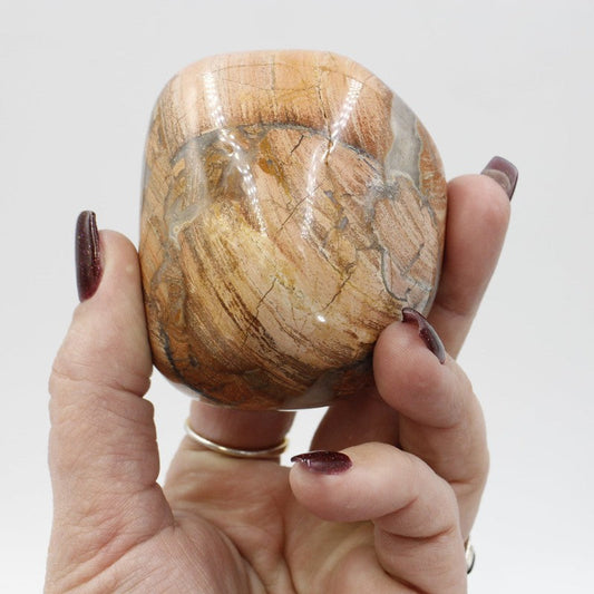 Polished Brecciated Red Jasper Massage Stone Tool || Stability-Nature's Treasures