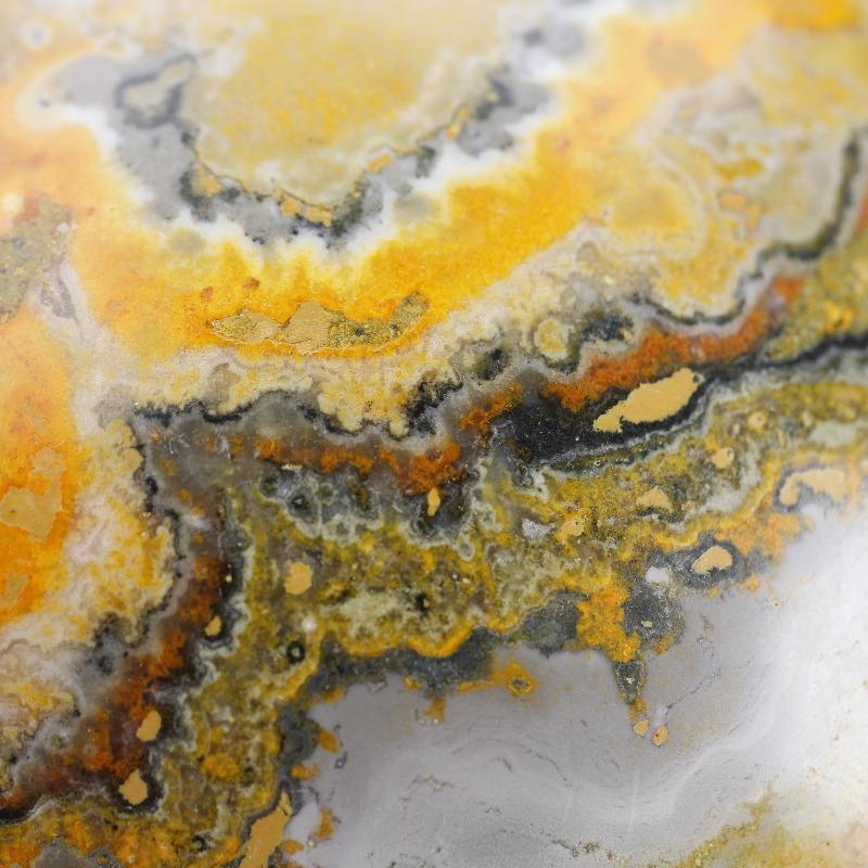 Polished Bumble Bee Jasper 80 MM Heart || Creativity, Passion || Indonesia-Nature's Treasures