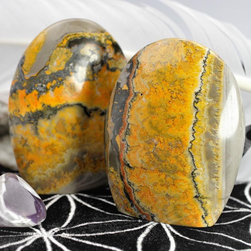 Polished Bumble Bee Jasper Free Forms || Cleansing || Indonesia-Nature's Treasures