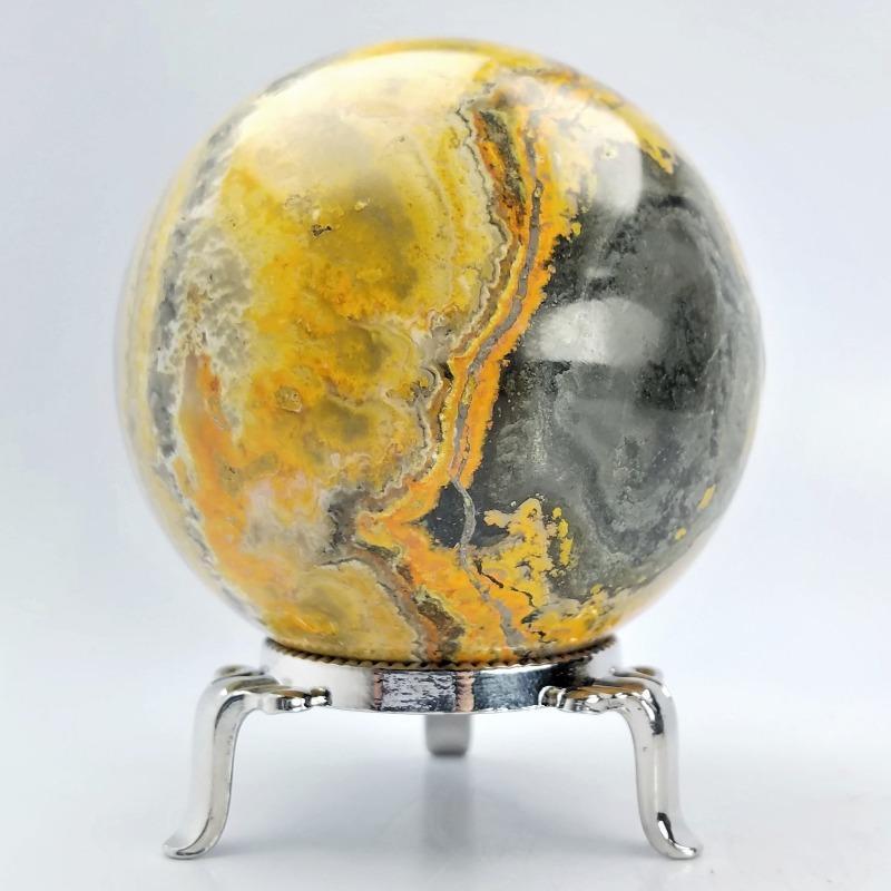 Polished Bumblebee Jasper Spheres || Creativity || Indonesia-Nature's Treasures