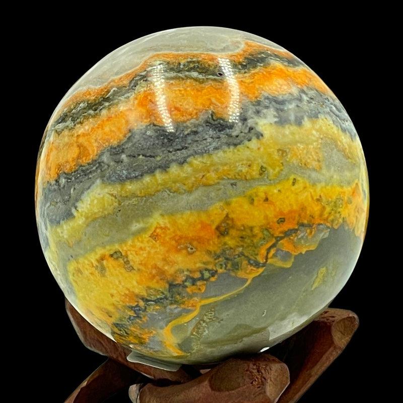 Polished Bumblebee Jasper Spheres || Creativity || Indonesia-Nature's Treasures