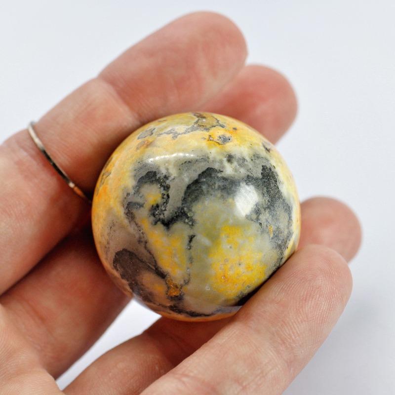 Polished Bumblebee Jasper Spheres || Creativity || Indonesia-Nature's Treasures