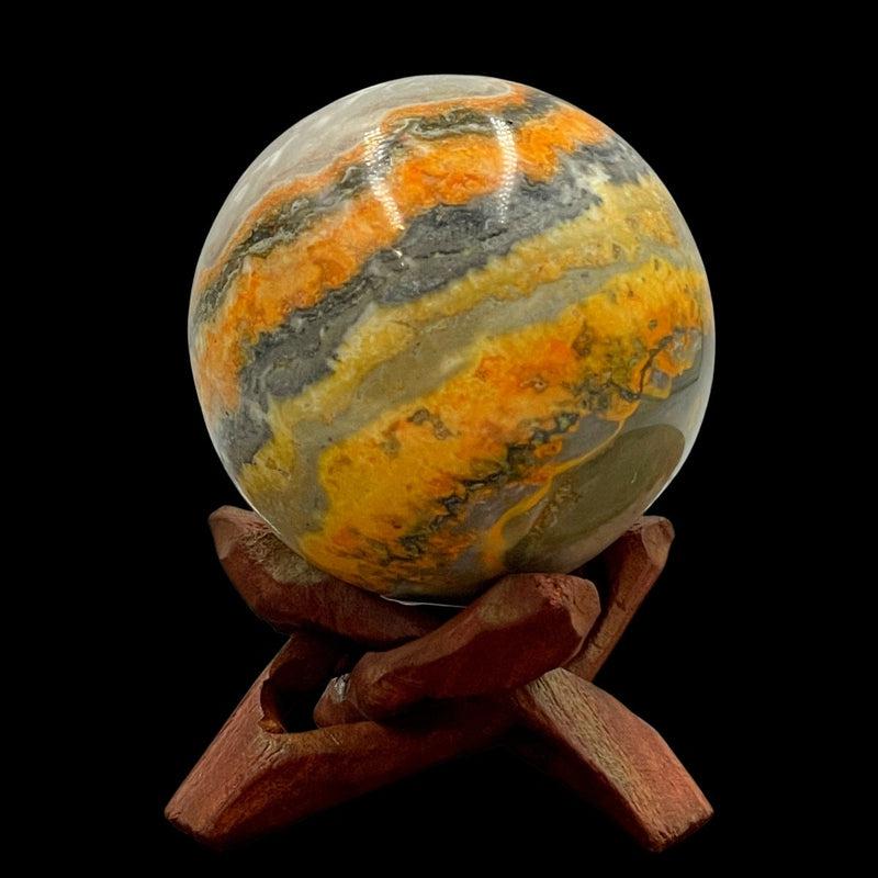 Polished Bumblebee Jasper Spheres || Creativity || Indonesia-Nature's Treasures