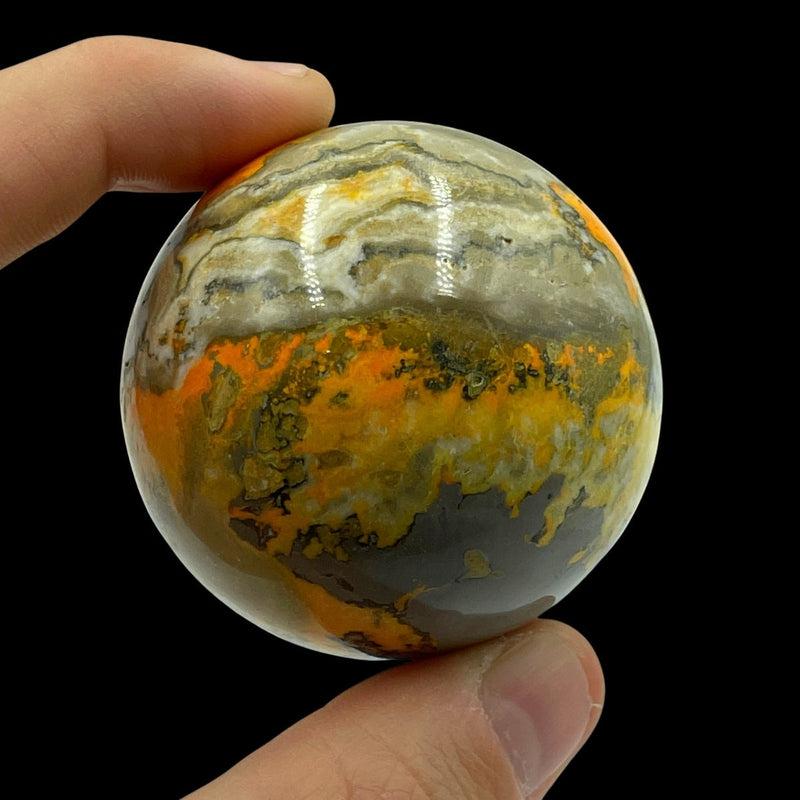 Polished Bumblebee Jasper Spheres || Creativity || Indonesia-Nature's Treasures