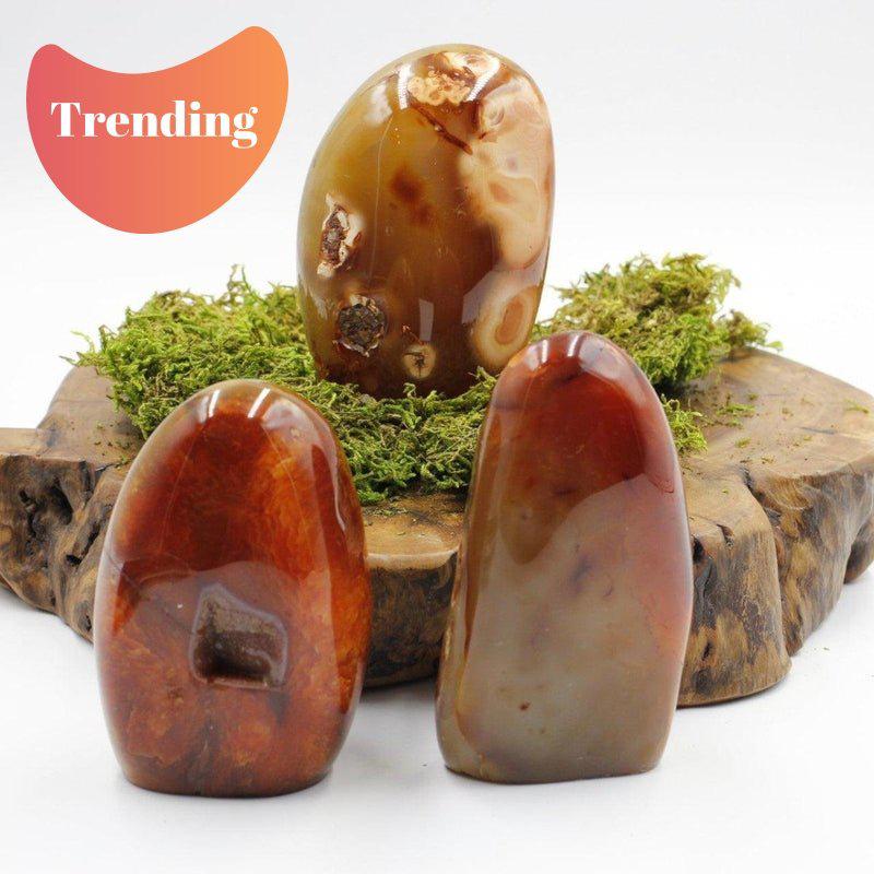 Polished Carnelian Free Forms || Creativity || Madagascar-Nature's Treasures