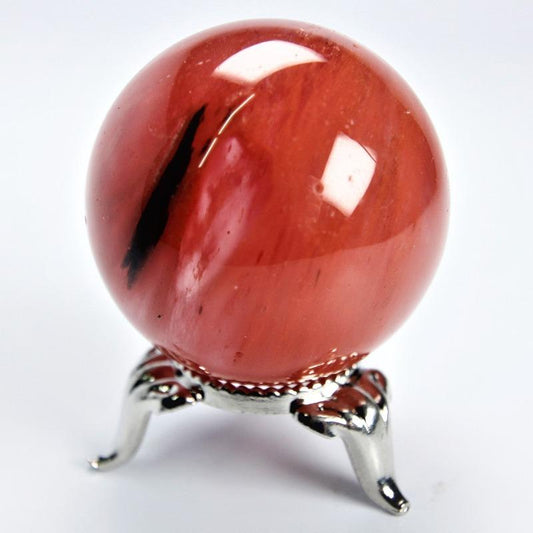 Polished Cherry Glass Sphere || 35 MM || China-Nature's Treasures