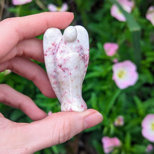 Polished Cinnabar Angel Carvings || Inner-Connections || Peru-Nature's Treasures