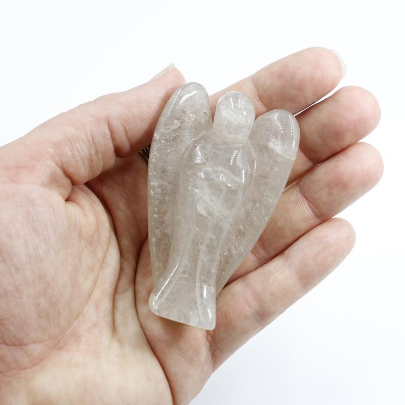 Polished Clear Quartz Angel Carvings || Purification-Nature's Treasures