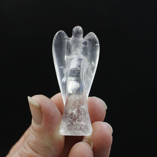 Polished Clear Quartz Angel Carvings || Purifications || Brazil-Nature's Treasures