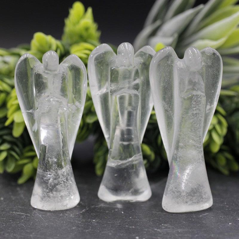 Polished Clear Quartz Angel Carvings || Purifications || Brazil-Nature's Treasures