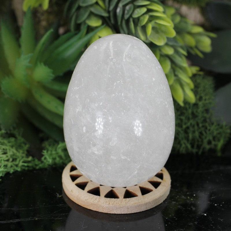 Polished Clear Quartz Eggs 45mm || Cleansing