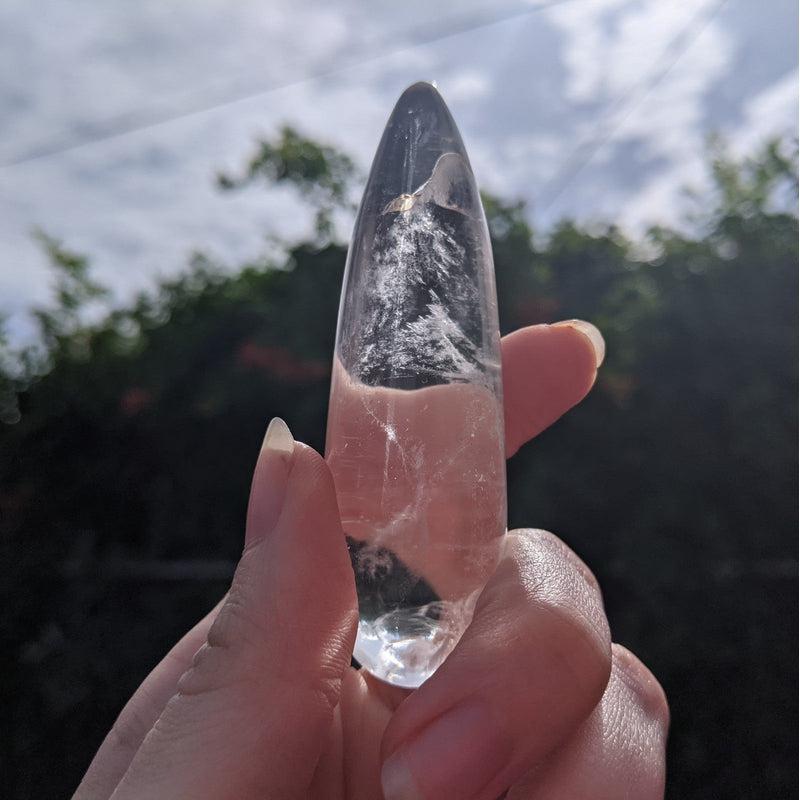 Polished Clear Quartz Massage Tool || Purification || Madagascar-Nature's Treasures