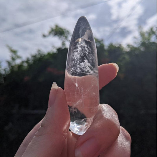 Polished Clear Quartz Massage Tool || Purification || Madagascar-Nature's Treasures