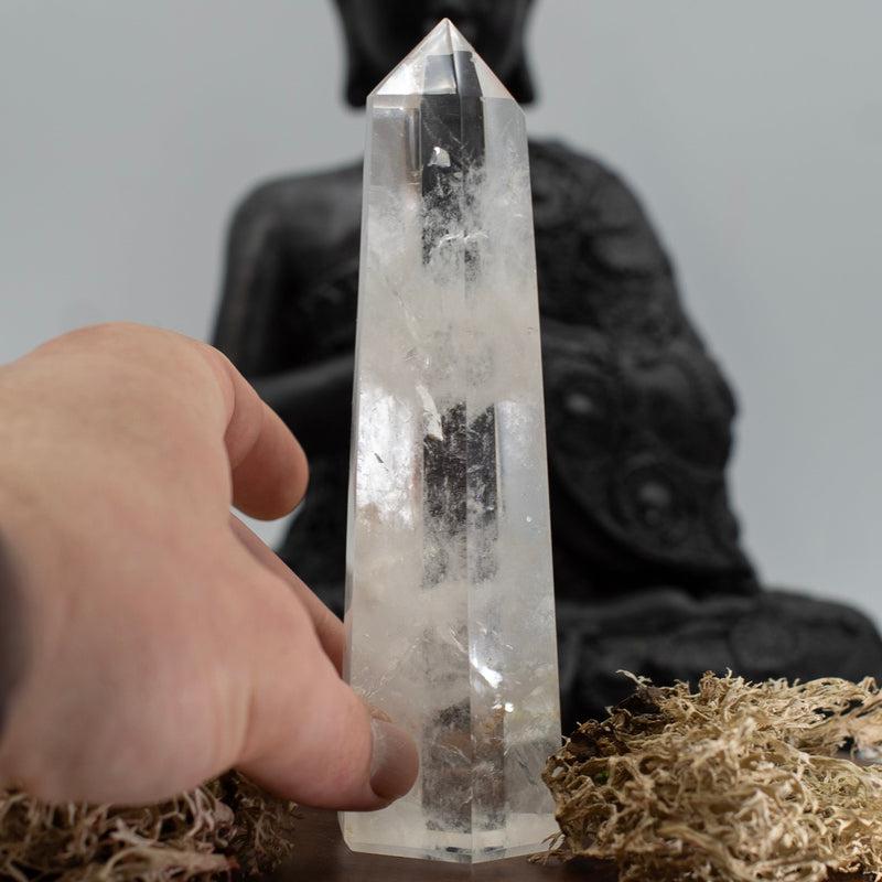 Polished Clear Quartz Tower Point Generators || Madagascar-Nature's Treasures