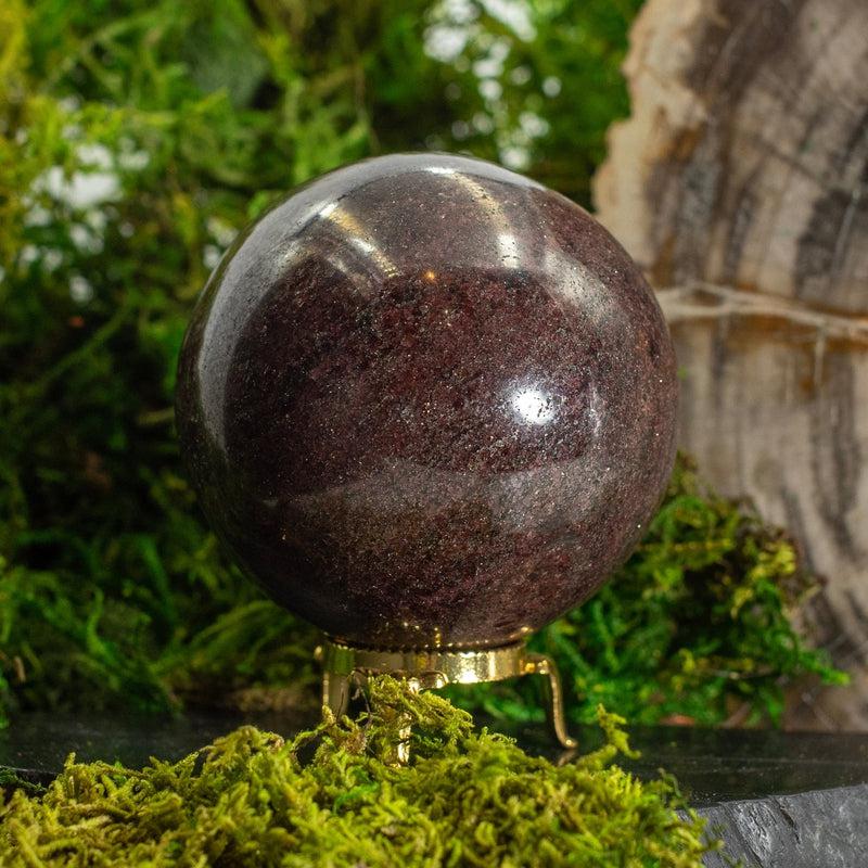 Polished Dark Red Garnet Spheres || Madagascar-Nature's Treasures