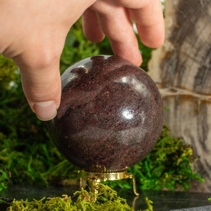 Polished Dark Red Garnet Spheres || Madagascar-Nature's Treasures