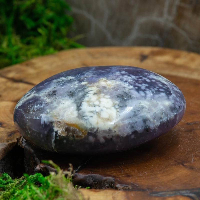 Polished Dendritic Common Opal Palm Stones || Purification-Nature's Treasures