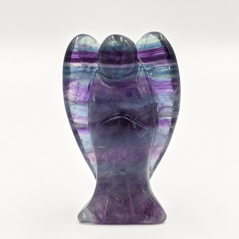 Polished Fluorite Angel Carvings || Mental Clarity || China-Nature's Treasures