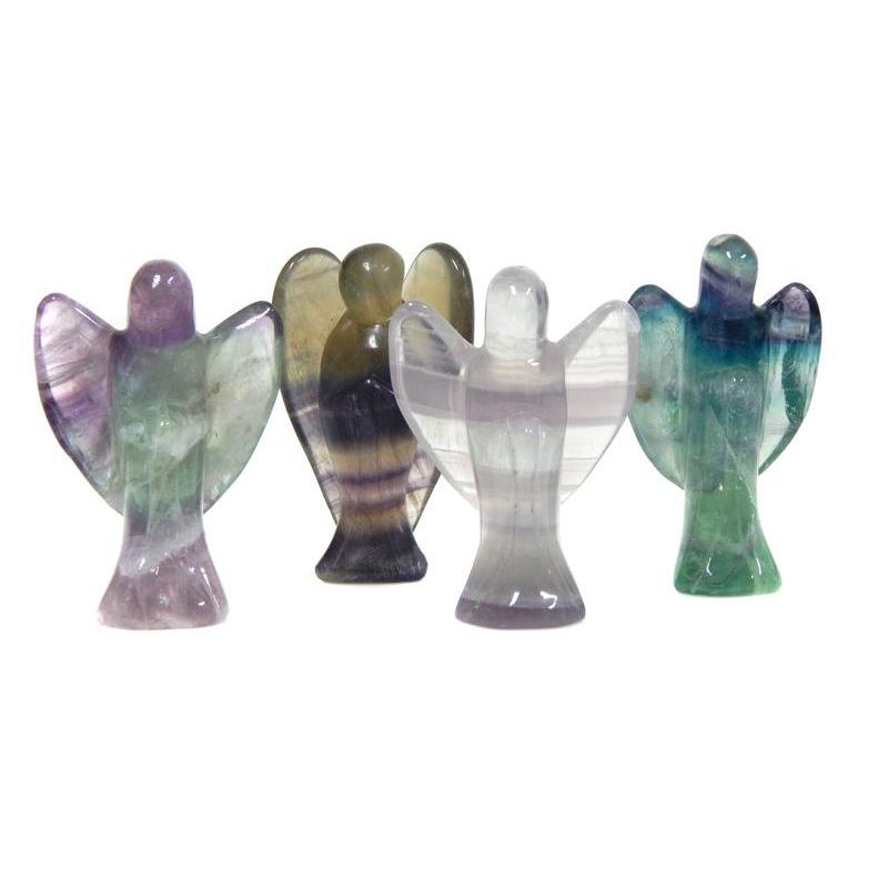 Polished Fluorite Angel Carvings || Mental Clarity || China-Nature's Treasures