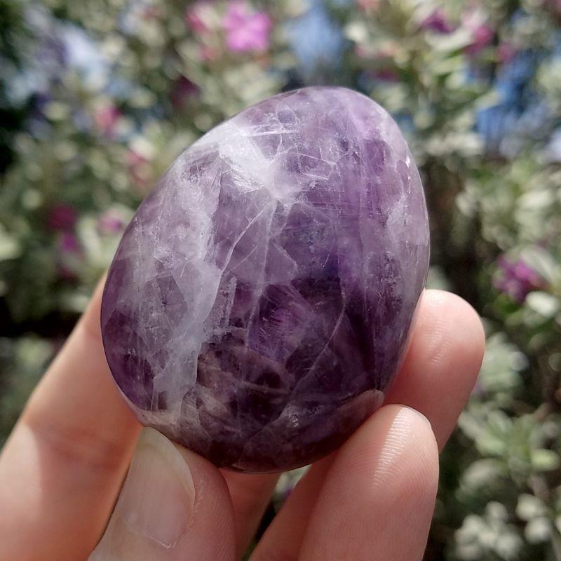 Polished Fluorite Crystal Eggs || Balance, Mental Clarity || China-Nature's Treasures