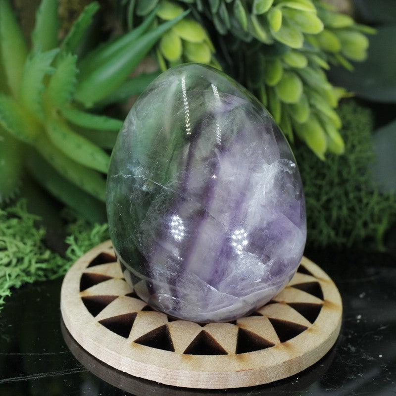 Polished Fluorite Crystal Eggs || Balance, Mental Clarity || China-Nature's Treasures