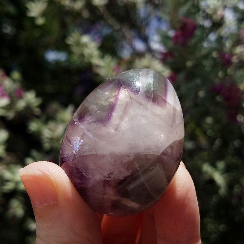 Polished Fluorite Crystal Eggs || Balance, Mental Clarity || China-Nature's Treasures