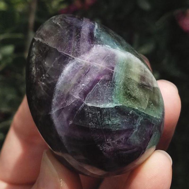 Polished Fluorite Crystal Eggs || Balance, Mental Clarity || China-Nature's Treasures