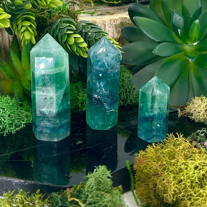 Polished Fluorite Tower Points || Mental Clarity-Nature's Treasures