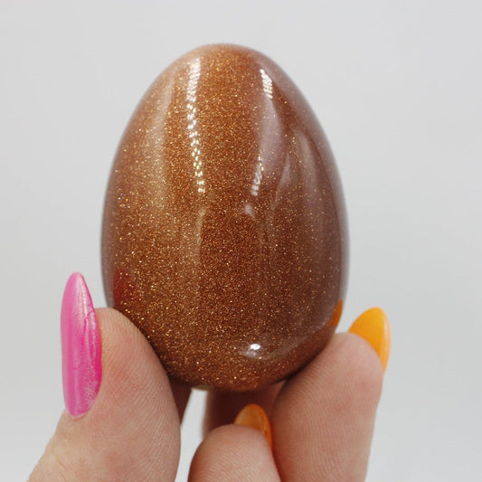 Polished Goldstone Eggs 45mm || Confidence-Nature's Treasures