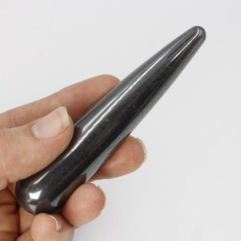 Polished Hematite Massage Tool || Grounding || Africa-Nature's Treasures