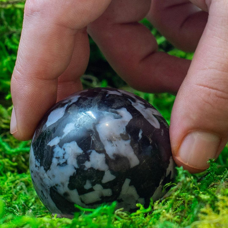 Polished Indigo Gabbro Spheres || Shadow Work || Madagascar-Nature's Treasures