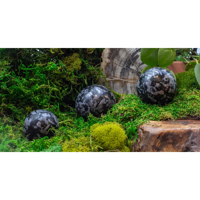 Polished Indigo Gabbro Spheres || Shadow Work || Madagascar-Nature's Treasures