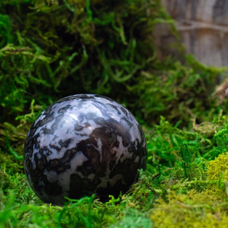 Polished Indigo Gabbro Spheres || Shadow Work || Madagascar-Nature's Treasures