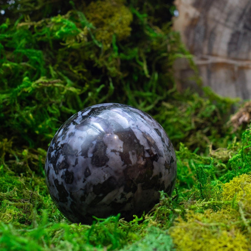 Polished Indigo Gabbro Spheres || Shadow Work || Madagascar-Nature's Treasures