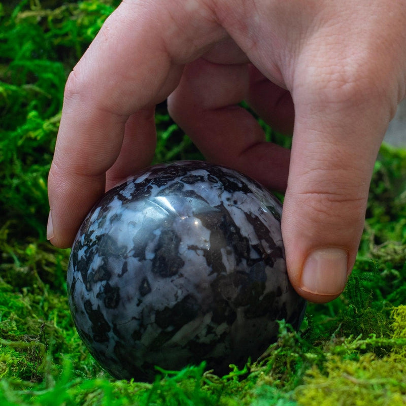 Polished Indigo Gabbro Spheres || Shadow Work || Madagascar-Nature's Treasures