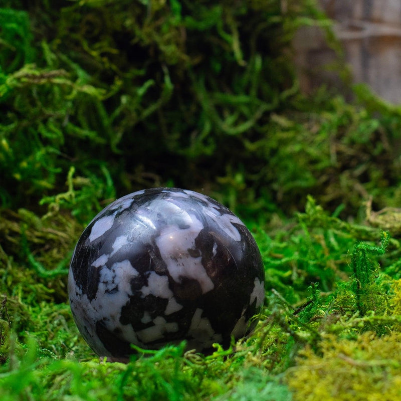 Polished Indigo Gabbro Spheres || Shadow Work || Madagascar