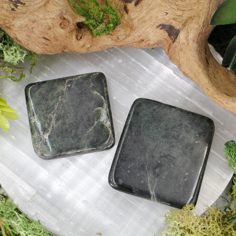 Polished Jade Pocket Flat Palm Stones || Emotional Healing || Pakistan-Nature's Treasures