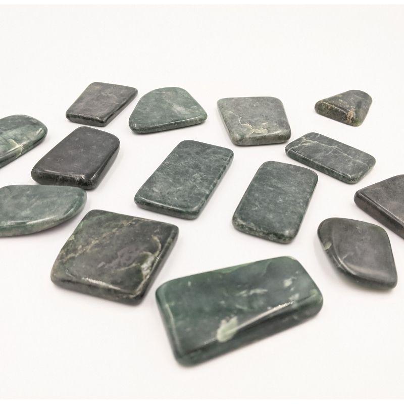 Polished Jade Pocket Flat Palm Stones || Emotional Healing || Pakistan-Nature's Treasures