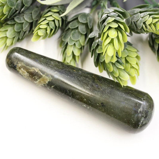 Polished Labradorite Massage Tool || India-Nature's Treasures