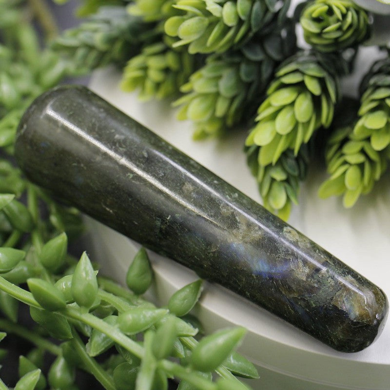 Polished Labradorite Massage Tool || India-Nature's Treasures