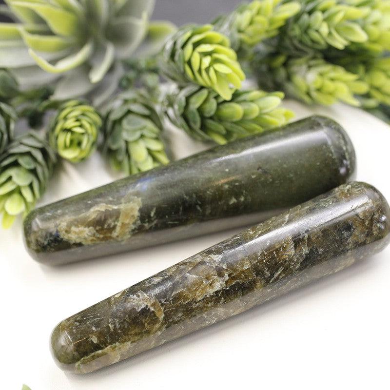 Polished Labradorite Massage Tool || India-Nature's Treasures