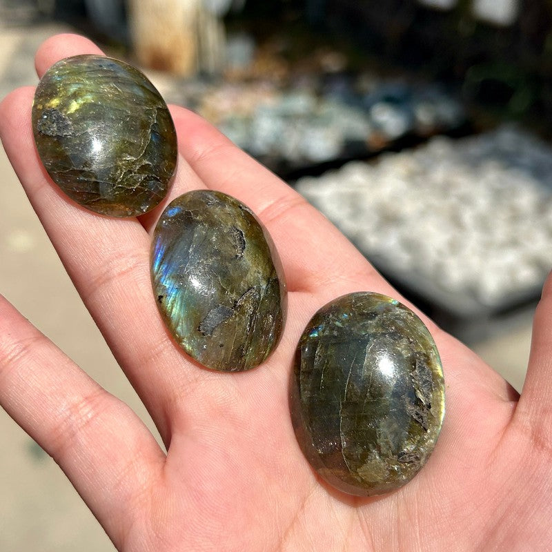 Polished Labradorite Oval Cabochons || Madagascar-Nature's Treasures