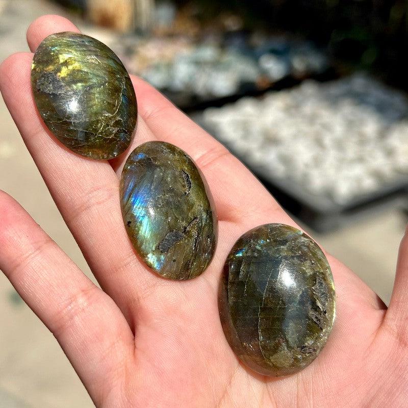 Polished Labradorite Oval Cabochons || Madagascar-Nature's Treasures