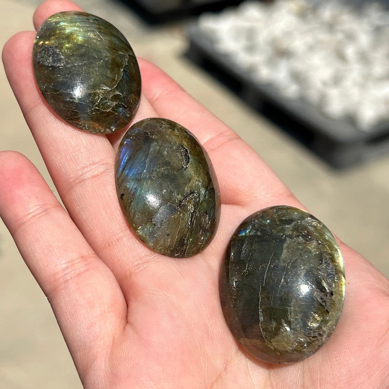 Polished Labradorite Oval Cabochons || Madagascar-Nature's Treasures