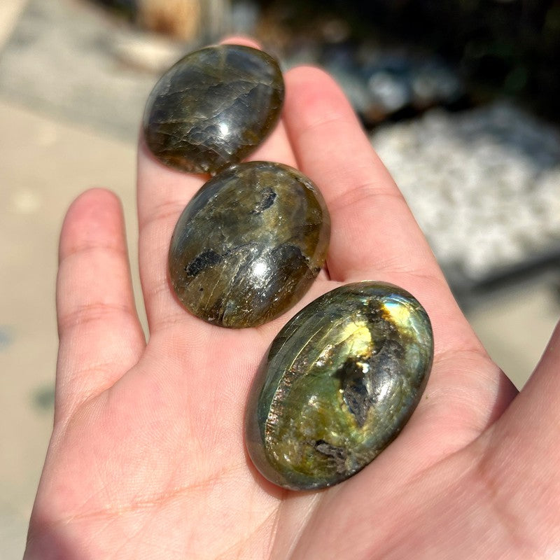 Polished Labradorite Oval Cabochons || Madagascar-Nature's Treasures