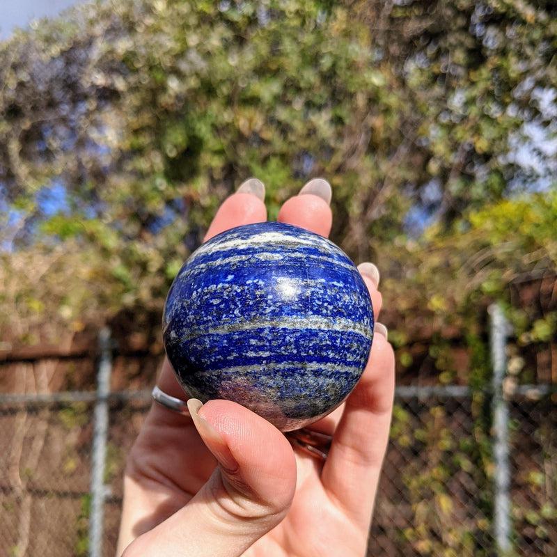 Polished Lapis Lazuli Spheres || Inner Truth || Afghanistan-Nature's Treasures