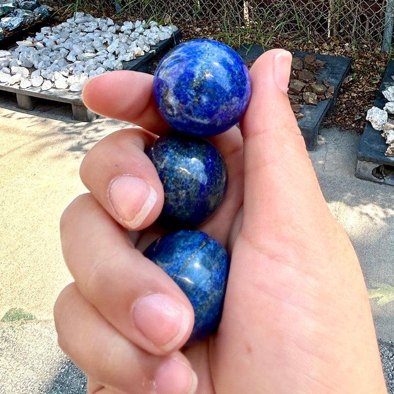 Polished Lapis Lazuli Spheres || Inner Truth || Afghanistan-Nature's Treasures