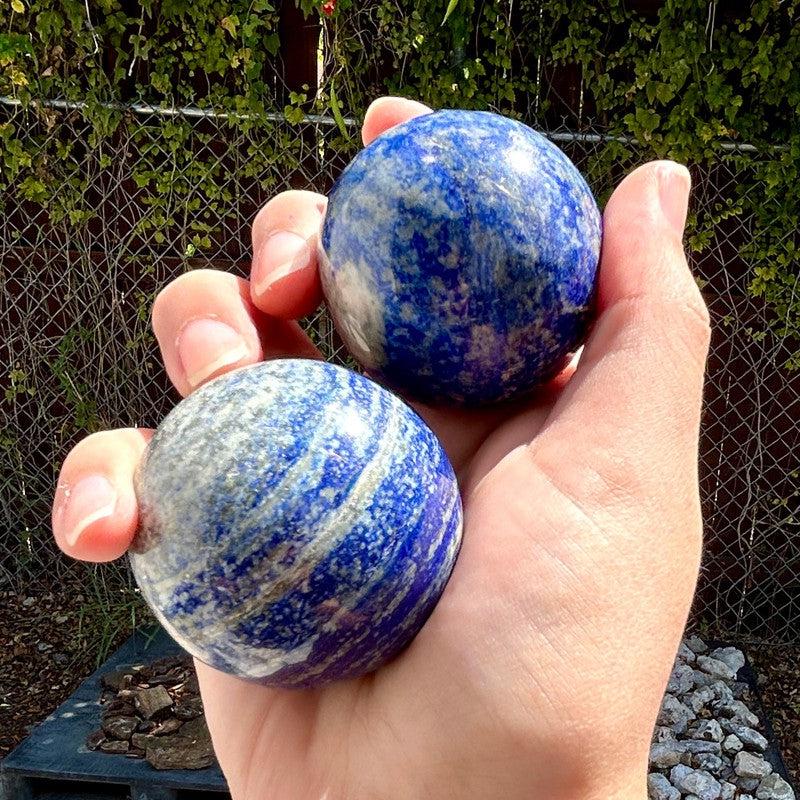 Polished Lapis Lazuli Spheres || Inner Truth || Afghanistan-Nature's Treasures