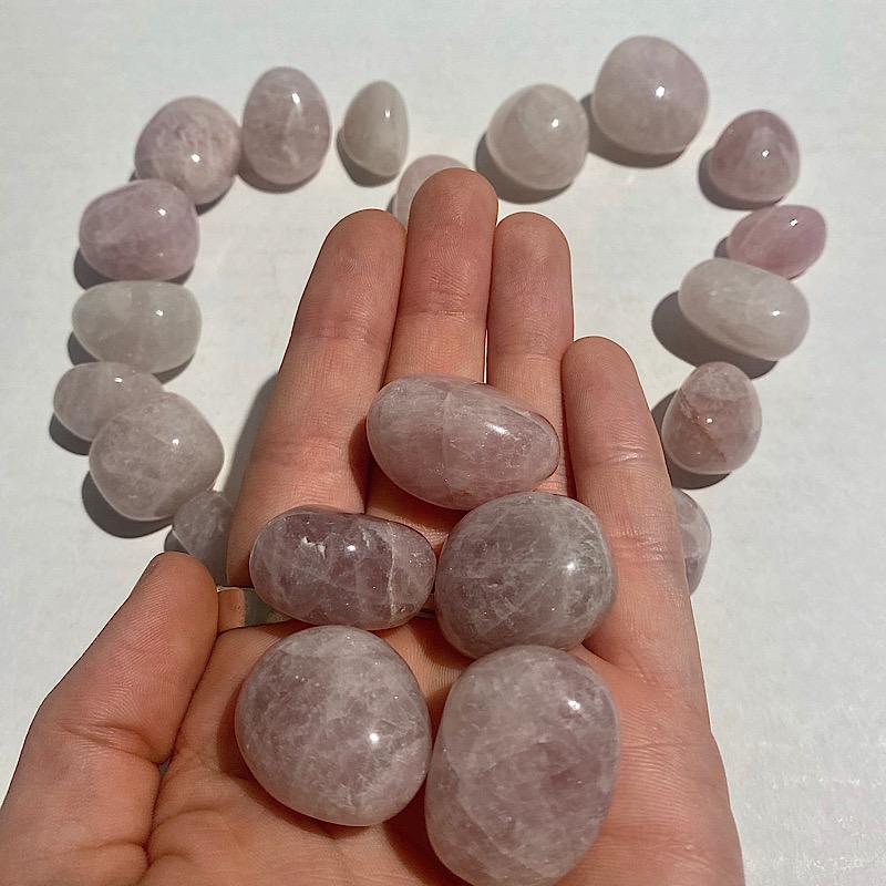 Polished Lavender Quartz Tumbled Stones || Compassion & Wisdom || Peru-Nature's Treasures