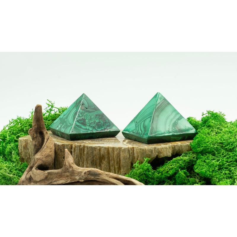 Polished Malachite Pyramids || Transformation ||Africa-Nature's Treasures